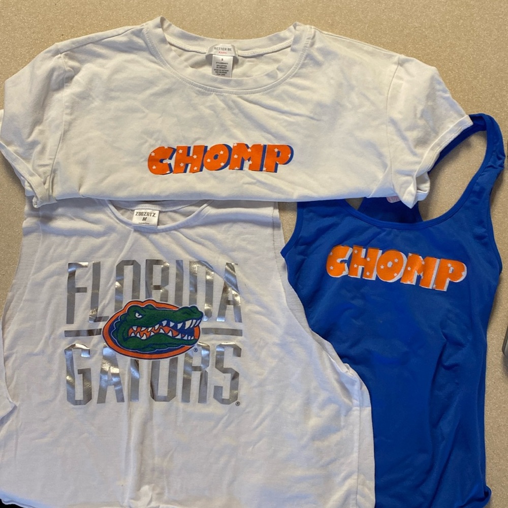 GAMEDAY!! Gator UF Tops - Lot of 3